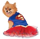 Vestido Rubies DC Comics - Disfraz de tutú para Perro, diseño de Supergirl
