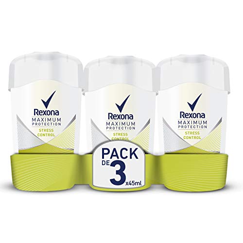 Rexona Maximum Protection, Desodorante Crema, 45 ml, Paquete de 3