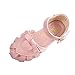 Produktbild Mode Rutschfeste Schuhe Baby Mädchen Kinder Sandalen Bogen Herz Mädchen Flat Pricess Strand Lässige Schuhe SankidvOutdoor Weich Sommer Schuhe (EU:28, Rosa)