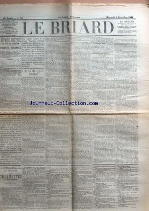 BRIARD (LE) [No 85] du 02/11/1898 - L'AFFAIRE DREYFUS A LA COUR DE CASSATION - CHRONIQUE BRIARDE - LE DRAME DES CHARMETTES PAR HENRI DEMESSE - TROISIEME PARTIE.