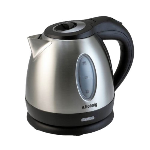 H.koenig Frühstücksset: Edelstahl-Kaffeemaschine+Wasserkocher+Toaster in einem Set - 4