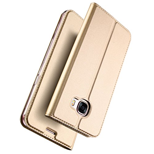 Samsung galaxy A5 2017 Hülle, Aostar Ledertasche Wallet Flip Cover Tasche Leder Brieftasche Schutzhülle mit Kartenfach und Ständer Handyhülle für A5 (2017) - 2