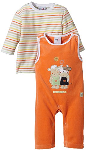 Julius Hüpeden Unisex Baby 286270 Dungarees, Orange (Nectarine 161360), 0-3 Months (Herstellergröße: 56)