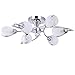 Produktbild Design Deckenleuchte Deckenlampe 6994-6S Glas Kristallglas Chrom 6-flammig