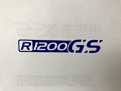 BLUE REFLECTIVE BMW R1200GS HELMET STICKERS