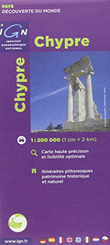 Carte routière : Chypre