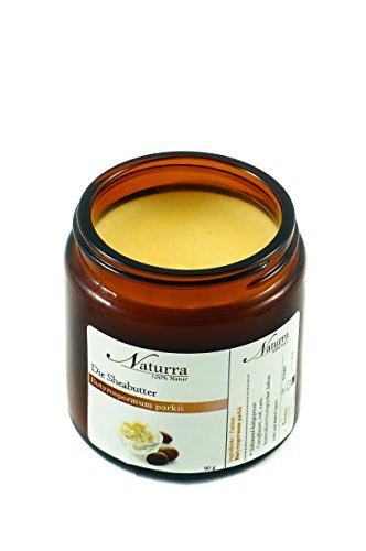 Naturra BIO Sheabutter nativ kaltgepresst im Glas Tiegel – NEU: 10% mehr Inhalt (100g) - 3