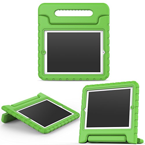MoKo Hülle für iPad 2 / 3 / 4 - Superleicht EVA Kids Shock Proof Cover Stoßfest Kindgerechte Schutzhülle für Apple iPad 2 / 3 / 4 9.7 Zoll Tablet-PC, Grün