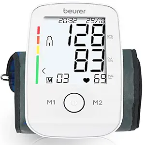 Beurer 658.06 Bm45 Upper Arm Blood Pressure Monitor (White)