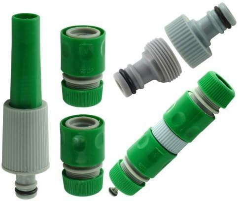 5Pc Hose Pipe Adapter Set - Watering Hose Kit