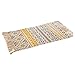 Produktbild Bohemianischer Teppich, dekorativer Baumwollleinen, handgewebter Flickenteppich mit Quaste für Wohnzimmer, Schlafzimmer, Nachttisch Geometric Yellow