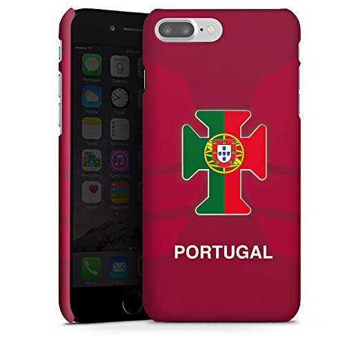DeinDesign Apple iPhone 7 Plus Hülle Premium Case Cover Portugal Em Trikot Fussball Football