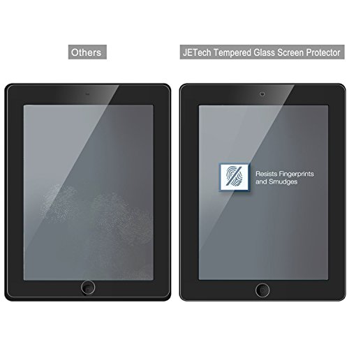 JETech iPad 2 / 3 / 4 Gehärtetem Glas Schutzfolie Panzerglas Premium Folien Schutzfolie Displayschutz Screen Protector für Apple iPad 2/3/4 - 6