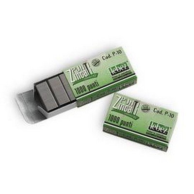Lebez P-10, 1 Scatola da 1000 Punti Metallici - Zincati