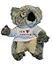 Produktbild Personalisierter Koala Plüsch Spielzeug mit T-shirt mit Aufschrift Ich liebe Forrester (Vorname/Zuname/Spitzname)
