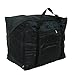 Kuber Industries™ Jumbo Attachi Bag in Soft Parachute Material, Blanket Cum Suitcase Bag, Storage Bag (Black) RS.549.00