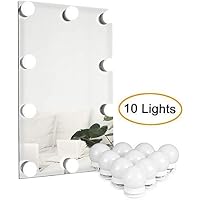 Sodial 4 Lampen Led Kosmetik Spiegel Lampe Saugnapf Installation Kommode Schmink Tisch Lampe Bad Wand Leuchte Batterie Strom Versorgung Innenbeleuchtung Gardeninspira Beleuchtung