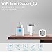 Produktbild fang FANS Drahtloser Intelligenter Stecker, Intelligenter Mini WiFi Stecker Ausgangsschalter Intelligenter Sockel Arbeitet Mit Forecho Alexa/Google Home Remote EU (White)