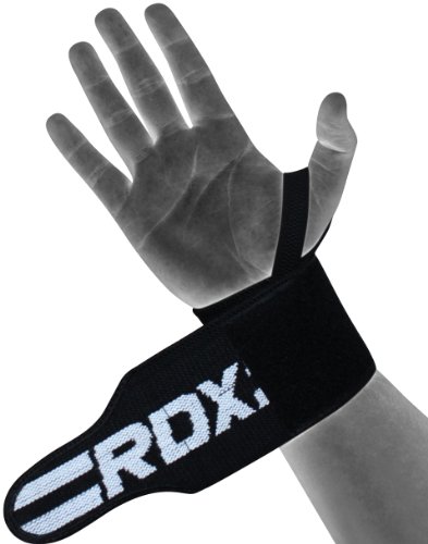 RDX Gym Gewichtheben Zughilfen Handgelenkstütze Handgelenkbandage Latzughilfe - 3
