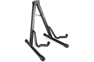 Accessotech Universel Stand pour Guitare Pliant A-Frame Appui pour Acoustique Électrique Basse Support