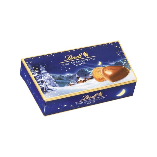 Preisvergleich Produktbild Lindt Weihnachts-Zauber Marc de Champagne Trüffel-Herz