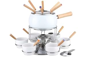 Kaufgut Sv Fonduta 23 Pz Eva Smalto Bianco 070615