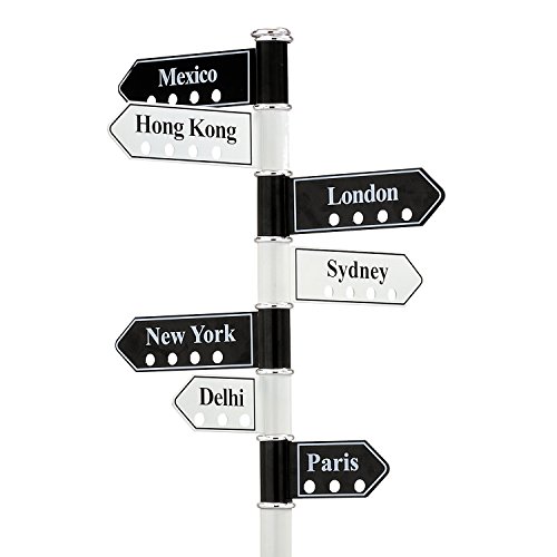 Tatkraft Karta Kleiderständer „Wegweiser“ Stahl Verchromt 43X28X173 cm - 3