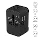 Produktbild Ocamo Universal Reiseadapter International Power Outlet Stecker 2 USB
