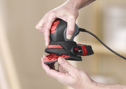 Skil Multischleifer 7207 AA (100W, 100×150 mm, ‘Clic’ Drehbare Delta-Spitze, Staubfilterbox, +3 tlg. Schleifpapierset) - 3