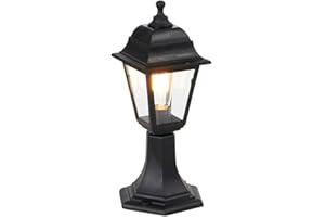 QAZQA capital - Lampe sur pied extérieur - 1 lumière - L 150 mm - Noir - Classique/Antique - éclairage extérieur