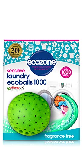 Ecozone NEB1 - Bolas para lavar la ropa (1000 lavados)