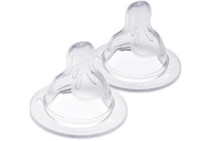 HUMEW MAM Silicone Cross Flow Bottle teats Age 6m+ BPA Free (x Flow)