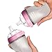 Comotomo Natural Feel Baby Bottle (250 ml, Pink, Pack of 2)