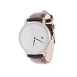 mnmlst men Uhr Analog mit braunem Leder Armband mnmlst men #03