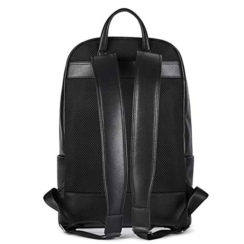 Preisvergleich Produktbild Leqi Bergsteigerrucksack Rucksack Herren Rucksack Herren Business Casual Reisetasche erste Schicht Leder Flut B6171031 schwarz Wanderrucksack