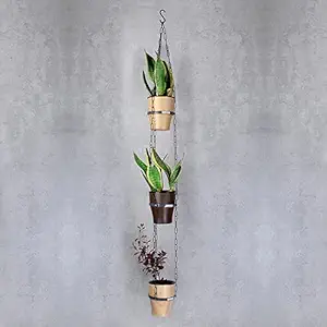 Madhuli Chain Hanging Plant Stand for Cone Planter, Plant Hanger, Flower Pot Stand, Home Decoration Chain Stand, Home D
