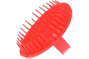 Big Beard Black Scalp Massage Be-Bop Hair Brush Gentle Shampoo for Salons Barbers & Home Use (Orange)