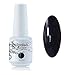 Vishine 8ml Gelpolish Manicure Salon UV LED Soak Off Gel Nail Polish Varnish Color Black #1350