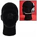 JaneDream Vivid Styrofoam Foam Mannequin Manikin Head Model Wigs Cap Display Stand Black (Male)