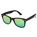 Elegante Wayfarer Unisex Sunglasses(Wyfblkgrnmer|59|Green) RS.169.00