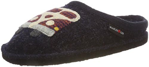 Haflinger Men's Flair Hippie-Van Open Back Slippers