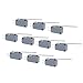 Produktbild 10 x Micro Limit Switch Lang Glatt Flachhebelbetätiger Arm Action Snap LOT