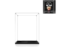 Hosdiy Acrilico Vetrina Teca Compatibile con (Venom 76187) Modello - Vetrina per Lego 76187 (Solo Vetrina, Senza Modello)