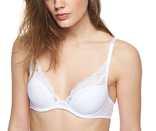 Passionata Brooklyn Soutien-Gorge Invisible, Blanc (Weiß 10), 90B (Taille Fabricant: 75B) Femme