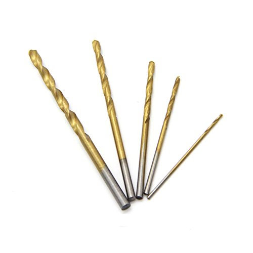 Latinaric 50pcs High Speed Titanium beschichtetes Stahlbohrer Bohrer Set Tools 1/1,5/2/2,5/3mm - 7