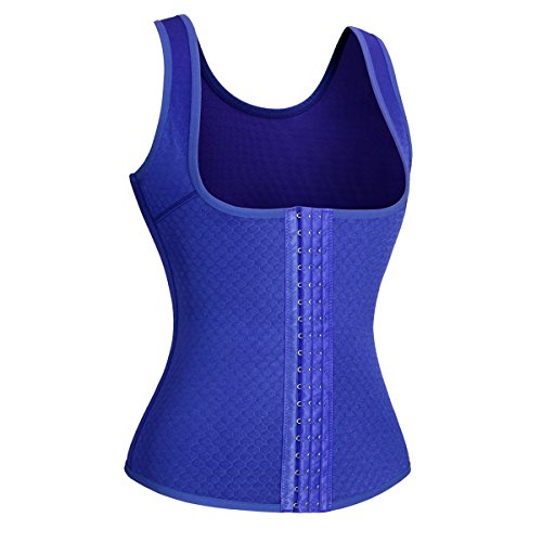 Damen Sport Sauna-Anzüge,Unterbrust Korsage Korsett Corsage Tank Tops Vest - 2