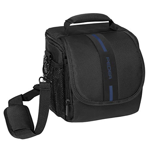 PEDEA GmbH Essex - Bolso para cámara SLR, tamaño M, Color Azul