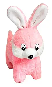 Tickles Soft Animal Pencil Pouch Stationery Box for Kids 23 cm (Pink 1)