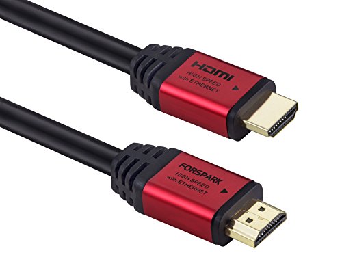 HDMI-Kabel, 1.8m(6feet), von FORSPARK – HDMI 2.0 (4K) – 18Gbps, 28AWG,– Für 4K/HDTV‘s, Xbox 360, Xbox One, PS3, PS4, Apple TV, TV-Empfänger, Computer, Blu Ray, Roku-kompatibel