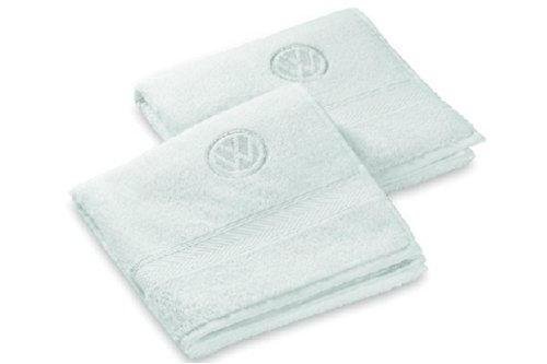 Preisvergleich Produktbild VW Handtuch 2-er Set, Weiß, Werbemittel - 000084501C084